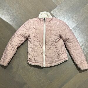 C&C California Light Pink Quilted Puffer Jacket